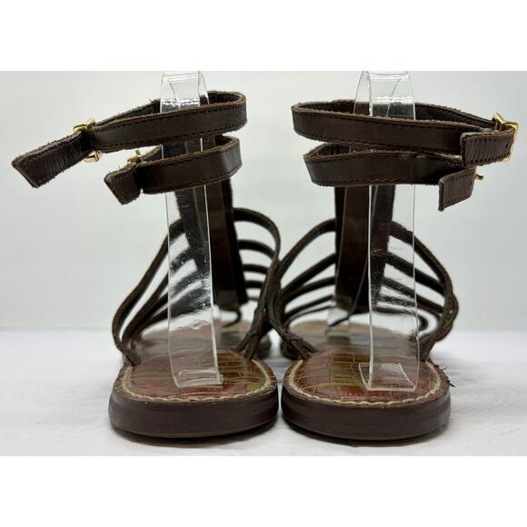 Sam Edelman Chocolate Brown Gilda Gladiator Sandals Size 10 Strappy Retail $110 - Picture 5 of 7